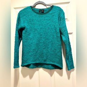 NWT New Directions Green Sweater Women Size Petite Small